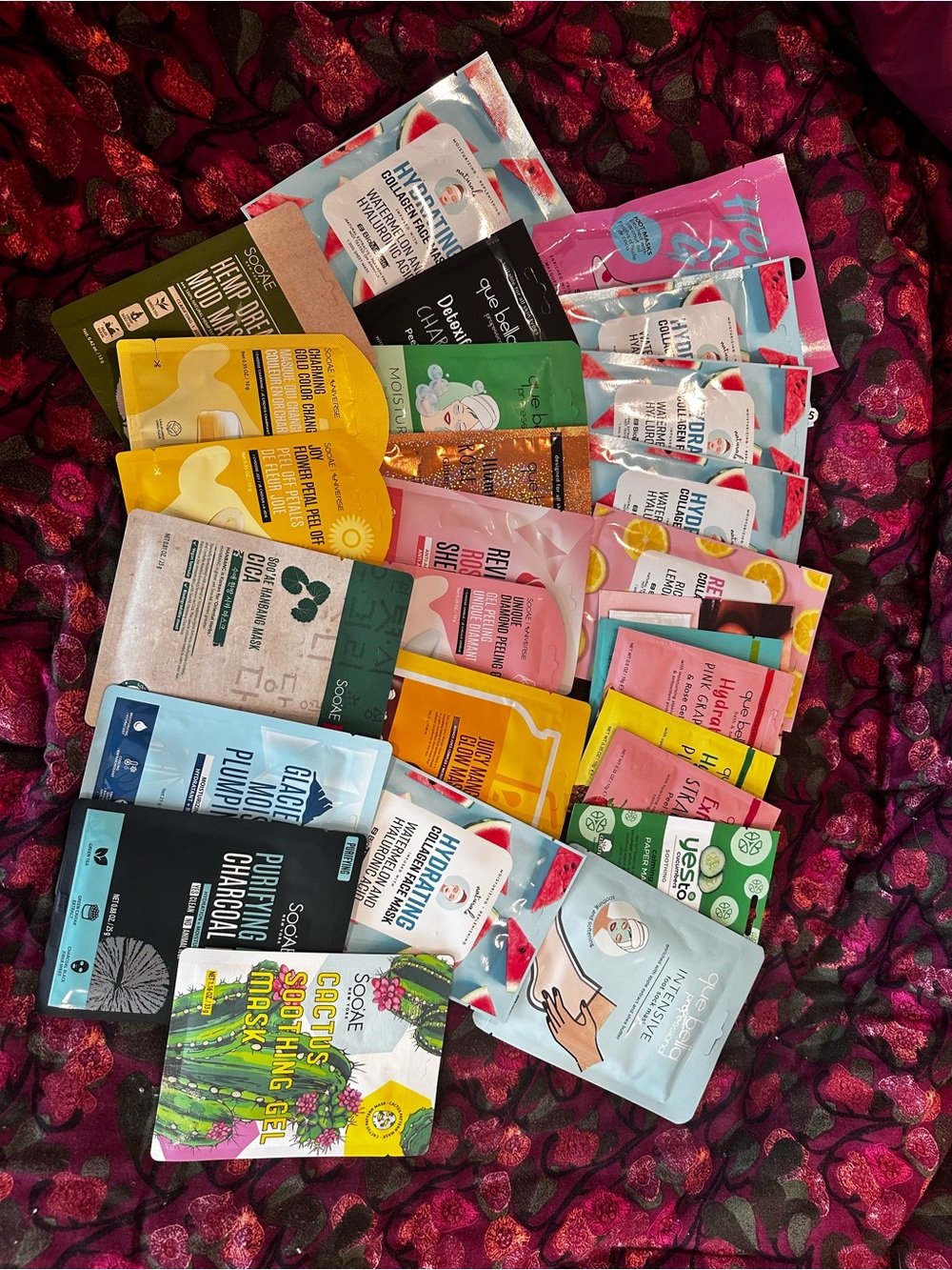 26 Assorted Women’s Skincare Sheet Mask Set - Bundle